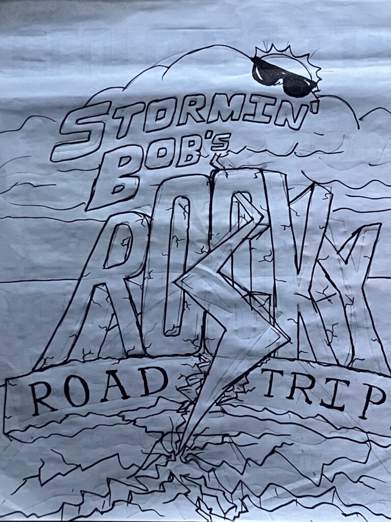 poster board for "Rocky Road Trip"